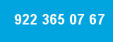 922 365 07 67
